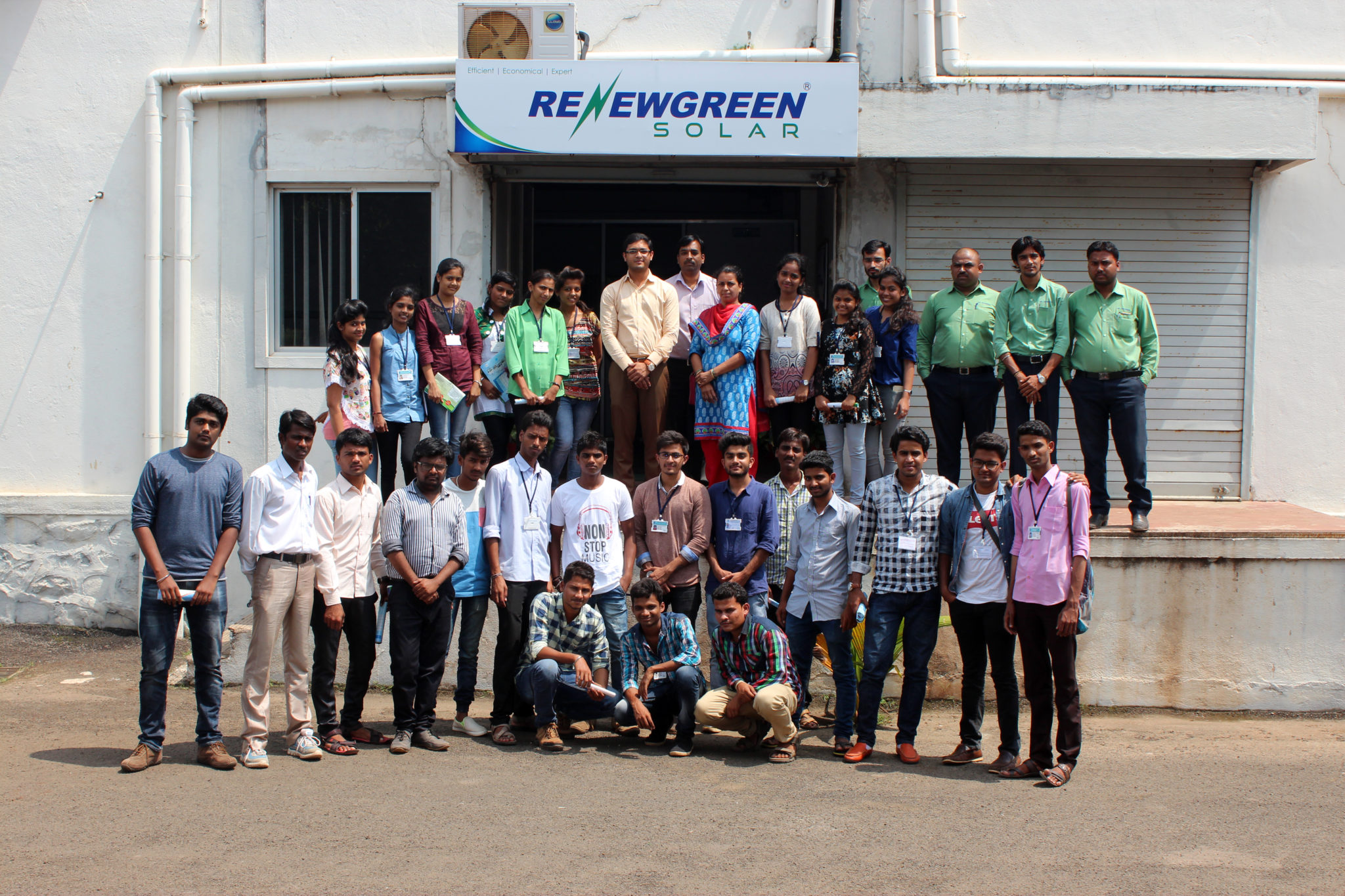 JSS College Gokak visits Renewgreen Solar Facility