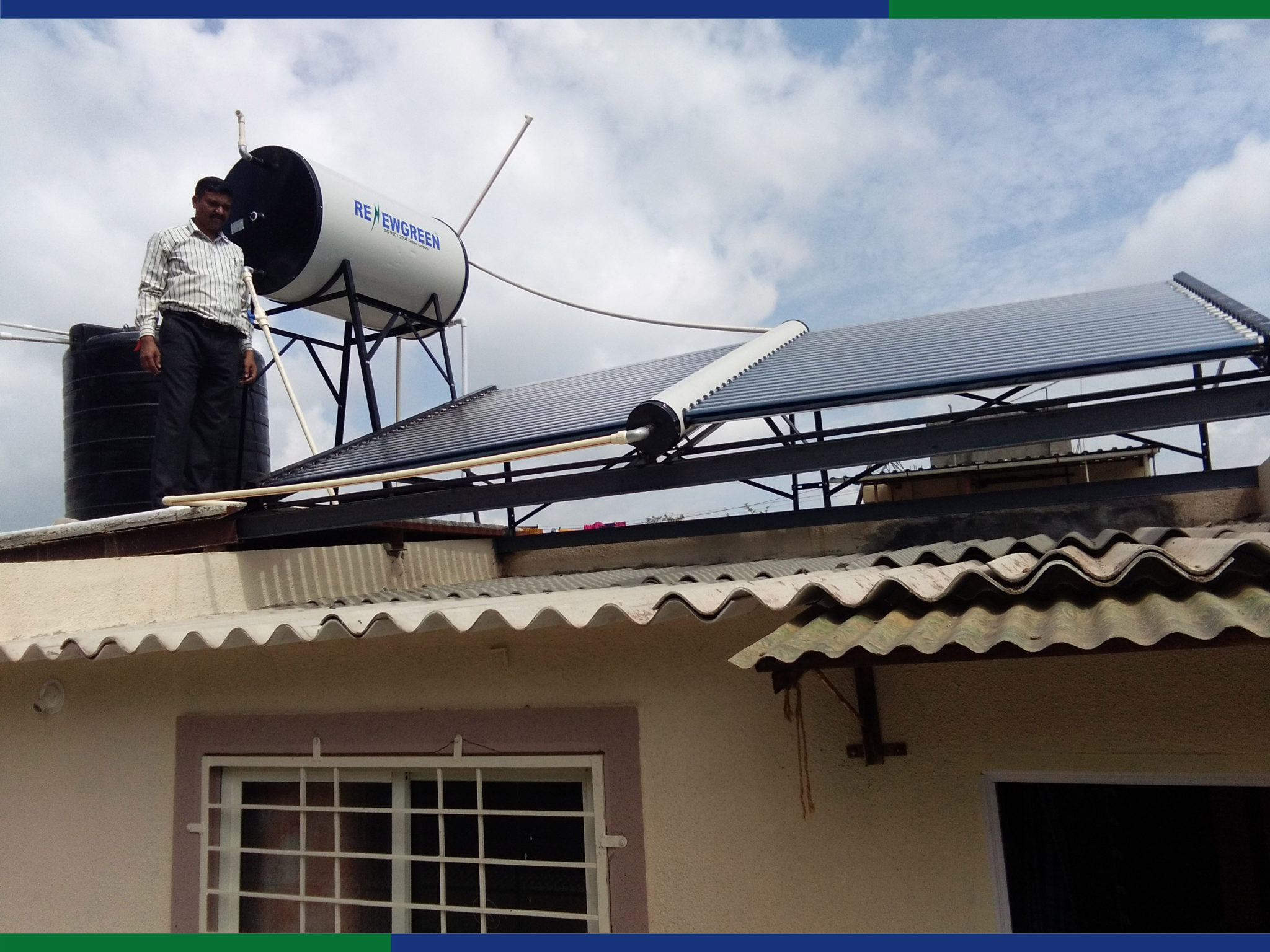 Solar Water Heater installation in Pune